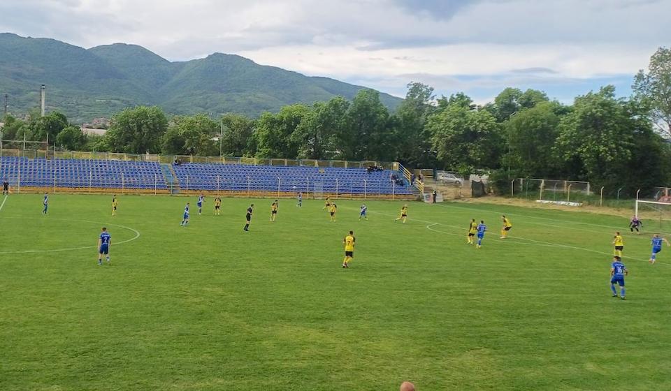 Detalj sa današnje utakmice u Vranju. Foto Vranje news