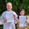 Emilija sa svojim mentorom i učiteljem Miomirom Dejanovićem. Foto lično vlasništvo MiDej