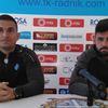 Trener Radnika Slavoljub Đorđević (levo) i napadač Milan Makarić. Foto FK Radnik