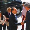 Doček za ambasadora ispred zgrade Načelstva. Foto VranjeNews
