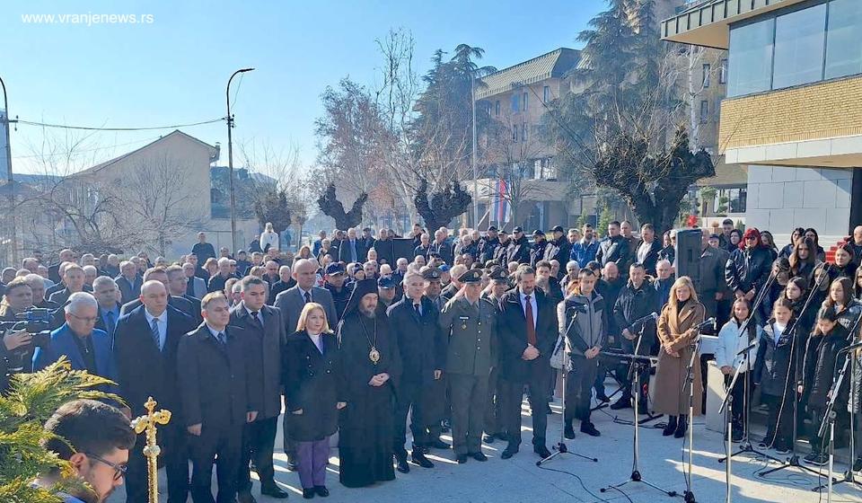 Detalj sa današnjeg komemorativnog skupa. Foto Vranje news