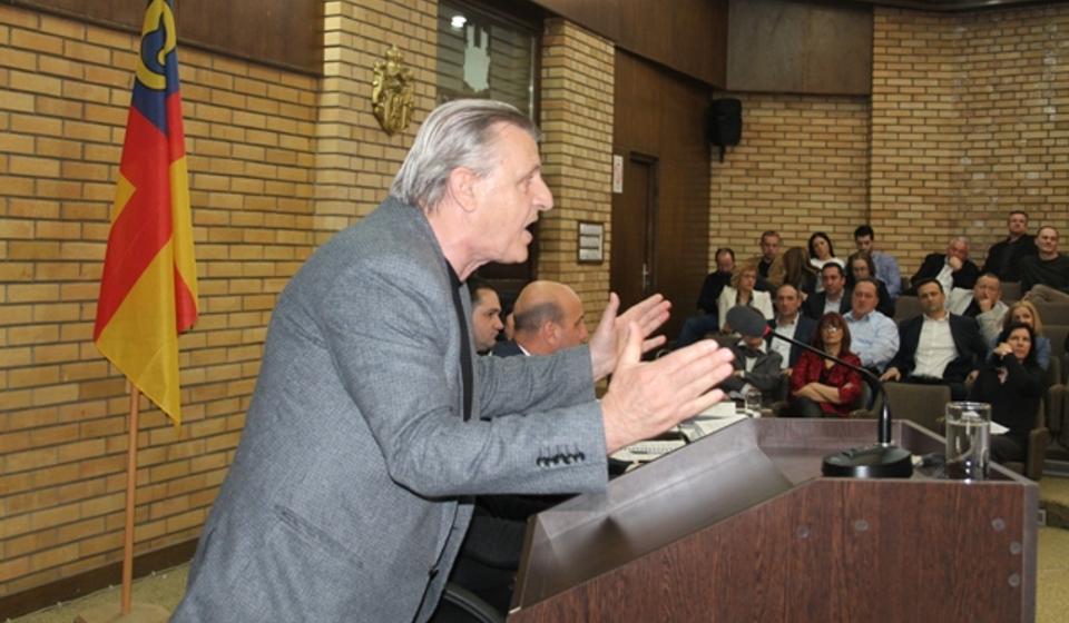 Odlučno uz gradonačelnika i rad Gradskog veća: gradski većnik za zdravstvo Miroljub Stanković (SNS). Foto VranjeNews