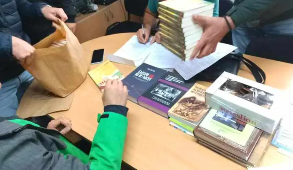 Prizori iz vremena OZNA-e: posle filmova u Bujanovcu, na red došle knjige u Bosilegradu. Foto KIC