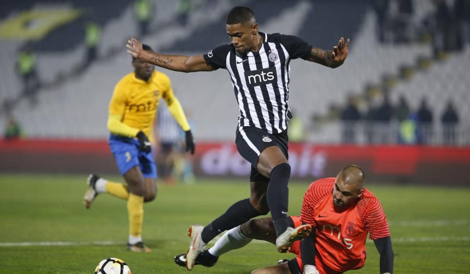 Da li se sumnja u njegove odbrane u utakmici s Partizanom: Uroš Đurić. Foto FK Partizan