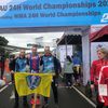 Siniša Stanković sa klupskim drugovima na Tajvanu. Foto AK Vranjski maratonci