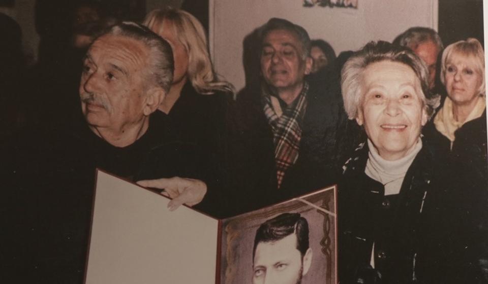 Vera i Gradimir Cenić. Foto Vranje News (izvor izložba Larus argentatus dr Vere Cenić)