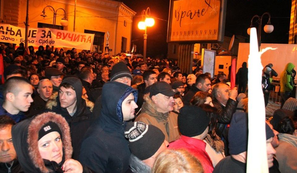 Atmosfera sa Vučićevog mitinga iz kampanje 