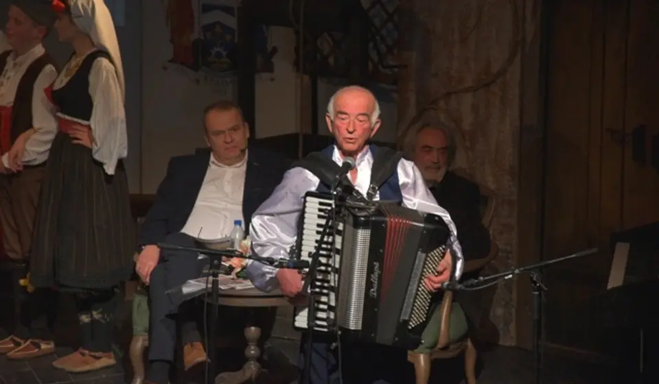 Slobodan Jovanović na otvaranju ovogodišnjeg festivala. Foto Vranje News