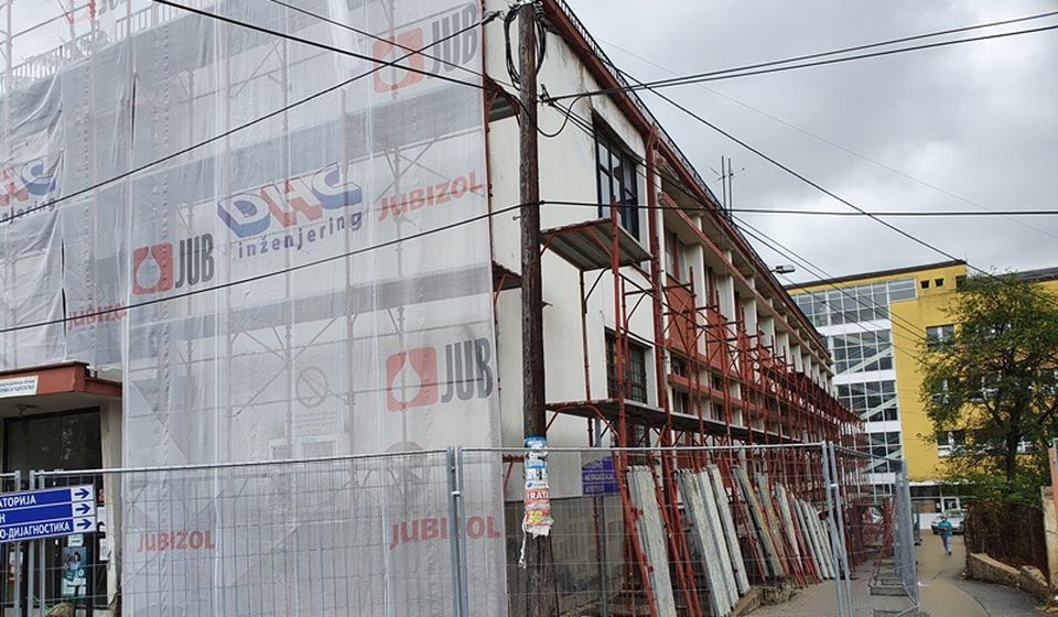Laboratorija je ranije premeštena dok traje rekonstrukcija bolnice. Foto Vranje News