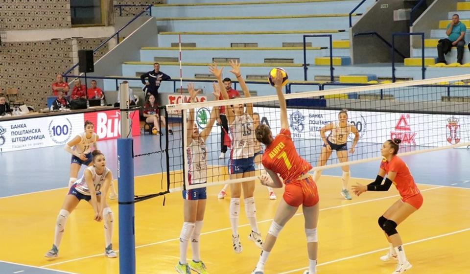 Gošće dale sve od sebe, ali je kvalitet bio na strani Srbije. Foto Vranje News