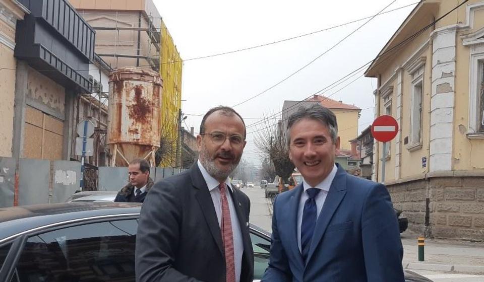 Sem Fabrici i Slobodan Milenković. Foto Grad Vranje