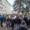 Detalj sa današnje blokade. Foto Vranje news