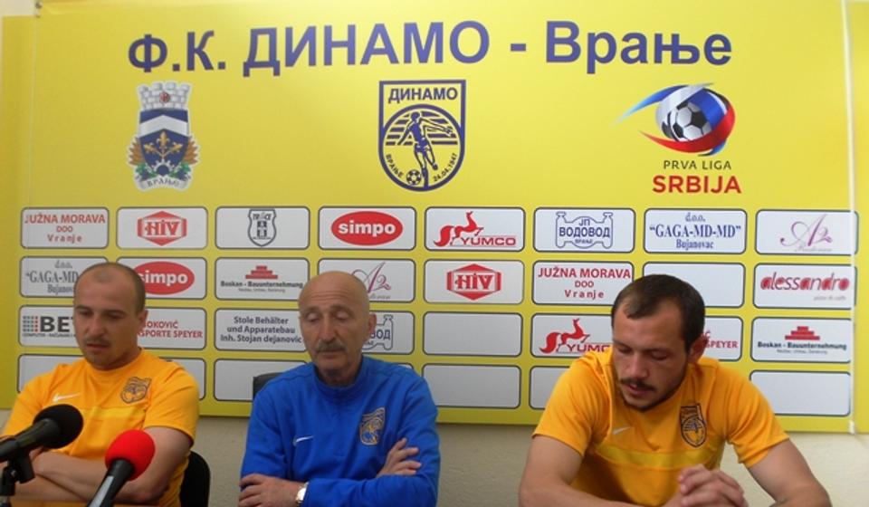 Bez Okamijana i Gašića: Jovanović, Stojković i Stevanović. Foto VranjeNews