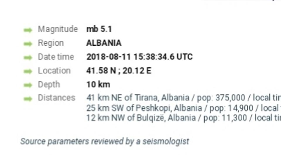 Foto Screenshot emsc.eu