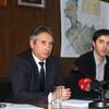 Kostić (desno) sa gradonačelnikom Slobodanom Milenkovićem. Foto VranjeNews
