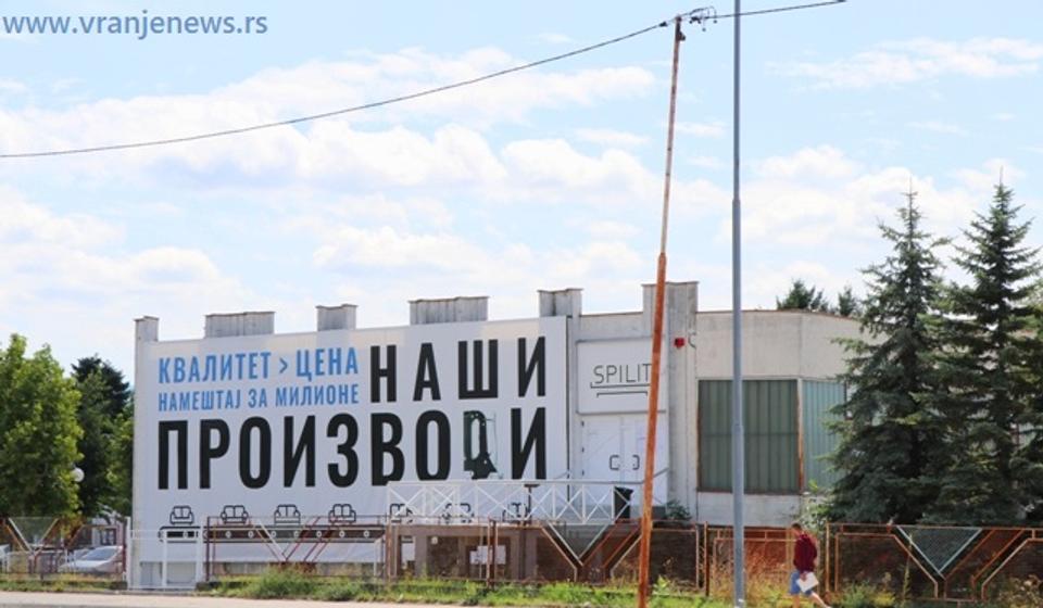 Proizvodnja će biti organizovana u pogonima nekadašnjeg Spilita. Foto VranjeNews