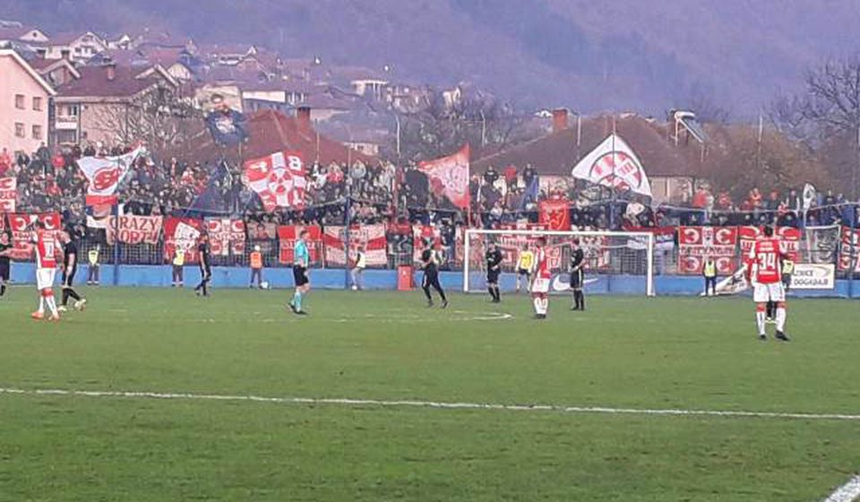 Detalj sa utakmice prvog i poslednjeg na tabelii. Foto VranjeNews