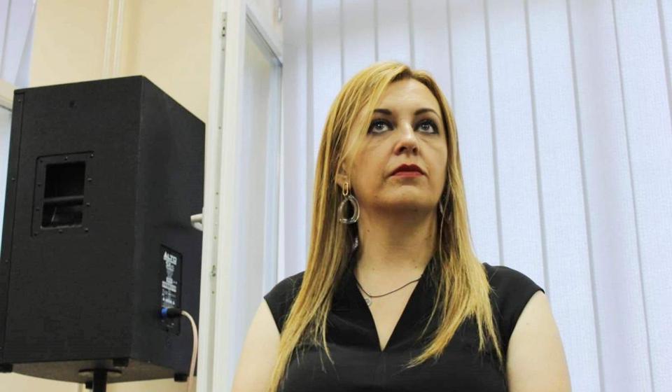 Profesorka Dijana Kostić na javnom času. Foto Gimnazija Bora Stanković