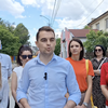 Slobodan Petrović sa stranačkim kolegama u Vranju. Foto ilustracija Vranje news