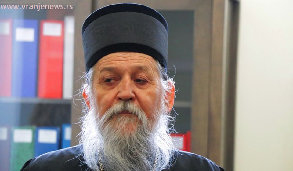 Episkop Pahomije, ovih dana. Foto Vranje News