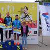 Stošić na pobedničkom postolju u Vrbasu. Foto AK Vranjski maratonci