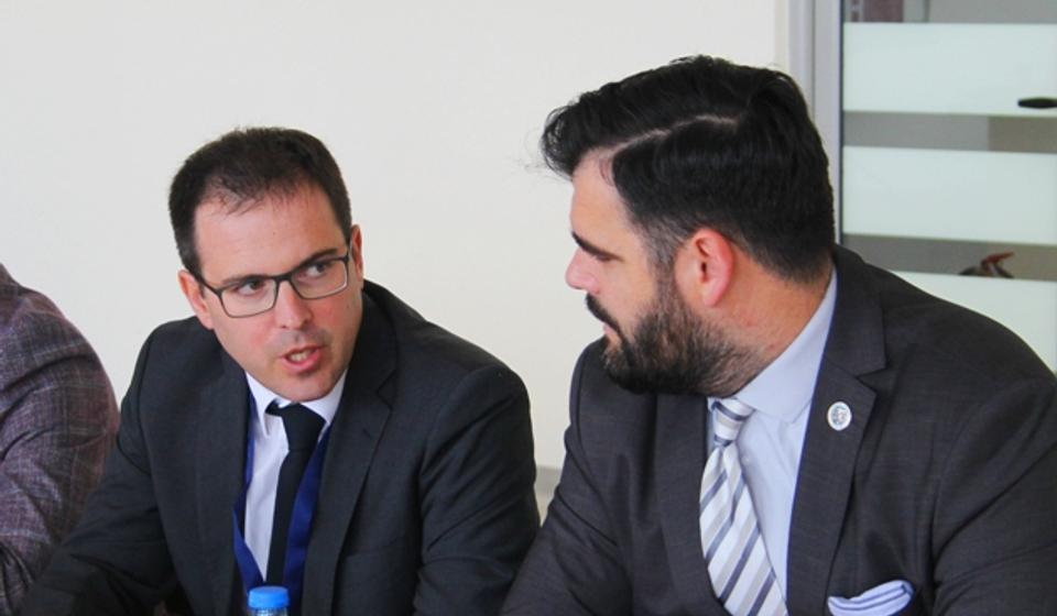 Đakomo Bosisio (levo) i Ragmi Mustafa. Foto VranjeNews