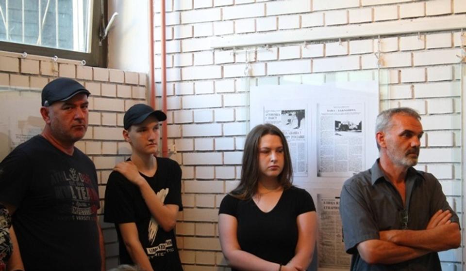 Članovi porodice Slađane Veljković. Foto VranjeNews