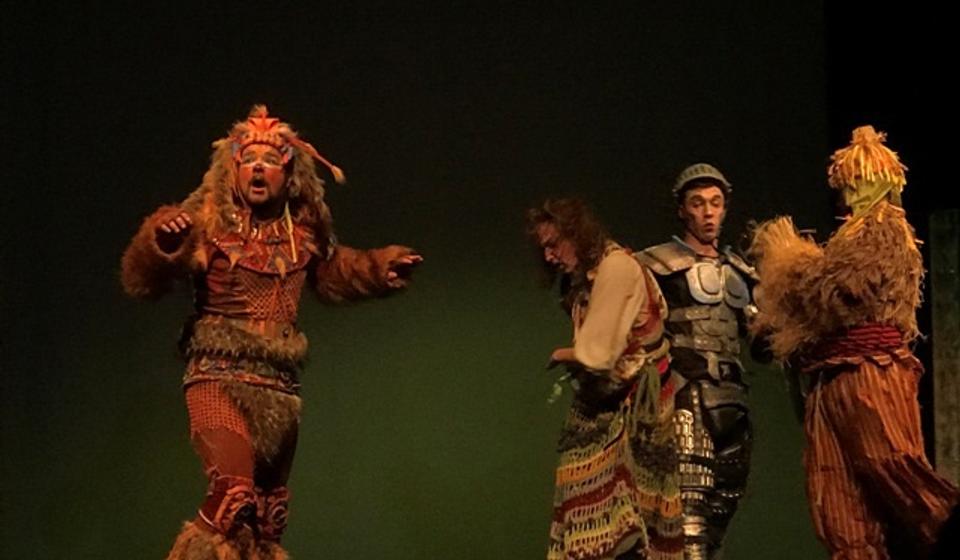 Detalj iz predstave Čarobnjak iz Oza. Foto Vranje News