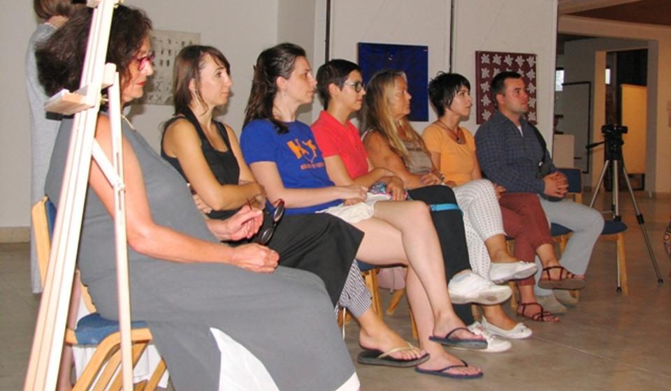 Učesnice prve Likovne kolonije umetnica Vranje 2018. Foto VranjeNews