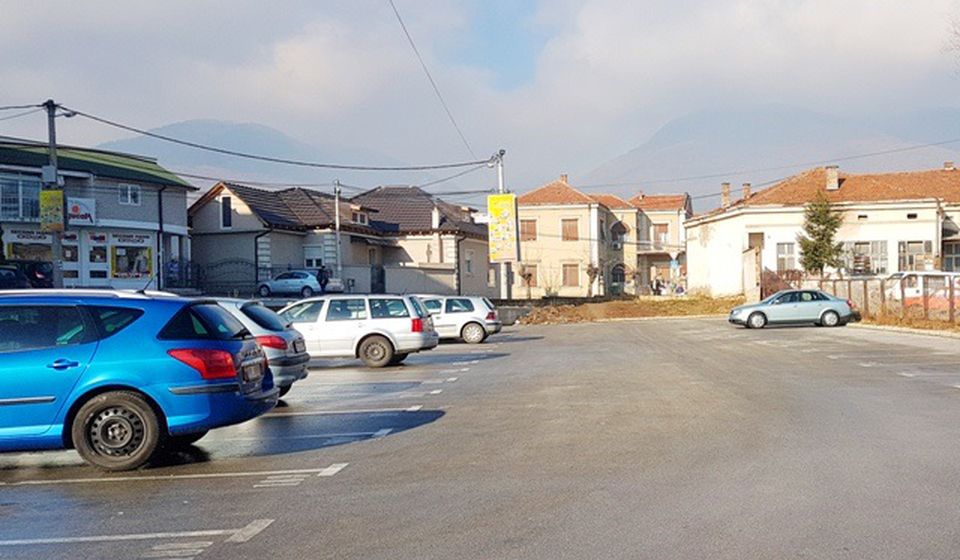 Parking u Dunavskoj ulici. Foto Vranje News