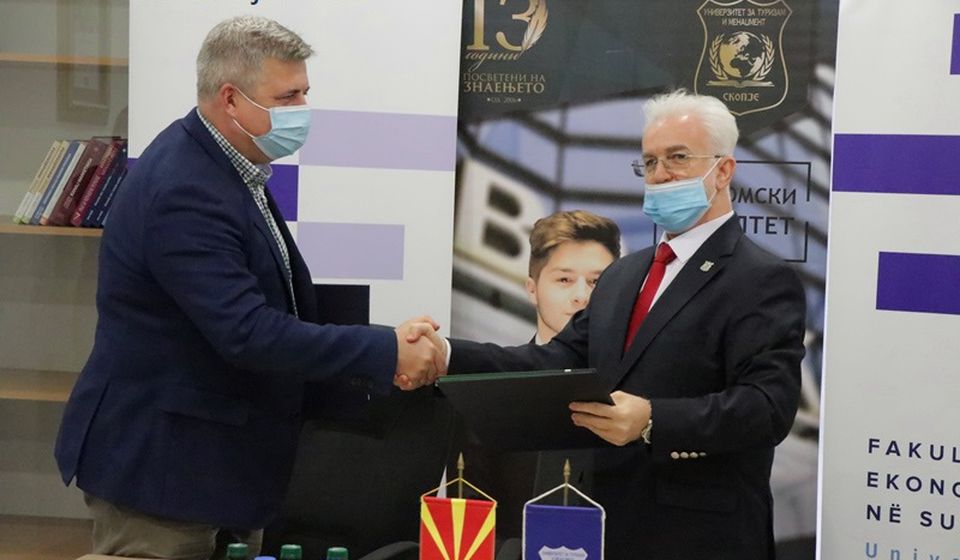 Sporazum potpisan na bujanovačkom odeljenju Ekonomskog fakulteta Subotica. Foto Vranje News