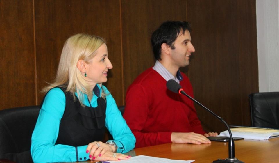 Gradski većnici Zorica Jović i Bojan Kostić. Foto VranjeNews