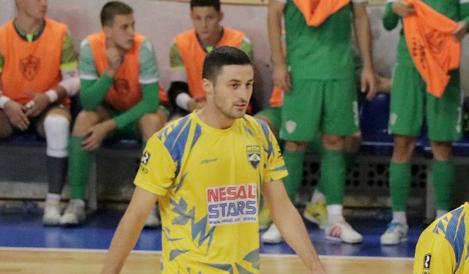 Stefan Spasić, strelac dva gola za Vranjance. Foto Vranje News