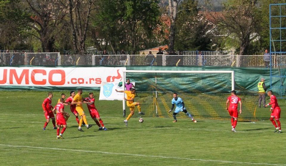 Dinamo je u sezoni 2018/2019 prvi put u istorij igrao u Super ligi Srbije. Foto Vranje News