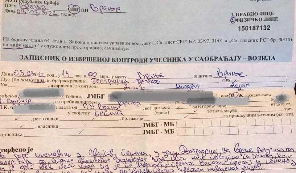 Ako je vama iz teksta prijave jasno šta je na urednik uradio i ako uopšte možete da pročitate policijsku prijavu, onda je OK. Foto printscreen Vranje News