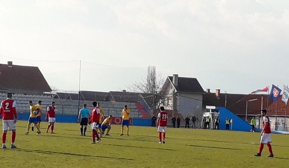 Detalj sa današnje utakmice u Surdulici. Foto VranjeNews