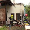 Požar krenuo od krova. Foto FB stranica Manastira Svetog Proroka Ilije
