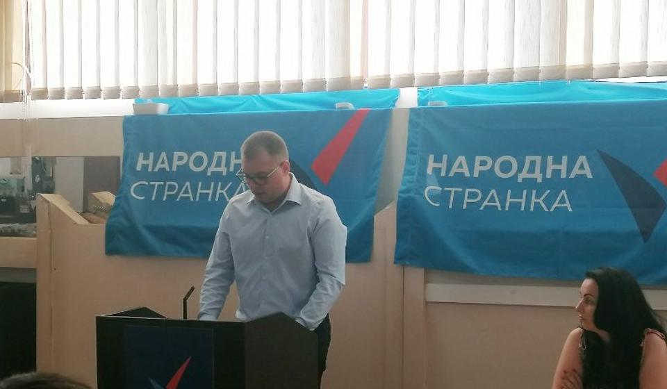 Đorđe Ristić ponovo izabranm za predsednika GrO Narodne stranke Vranje. Foto NS