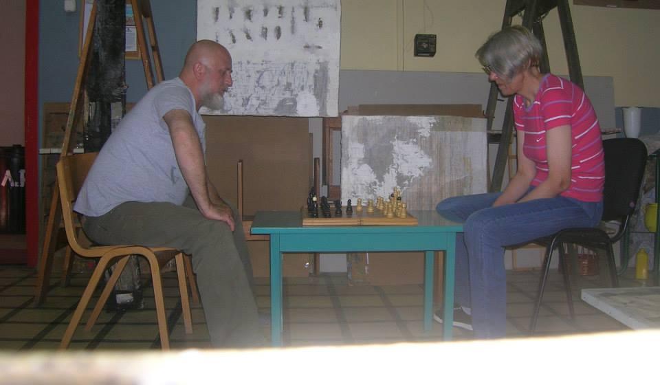 Partija šaha, Noć muzeja 2013. Foto arhiva Branislava Nedeljkovića