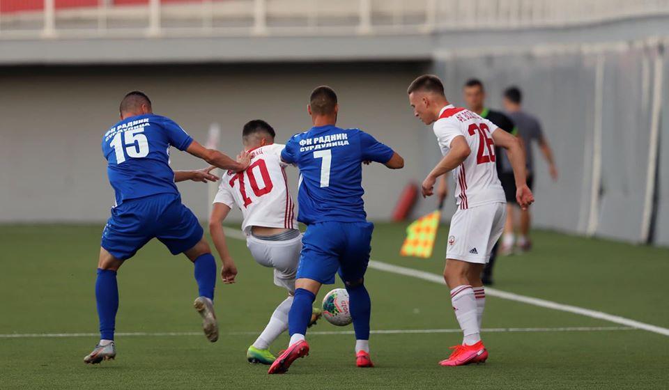 Detalj sa današnje utakmice. Foto FK Voždovac