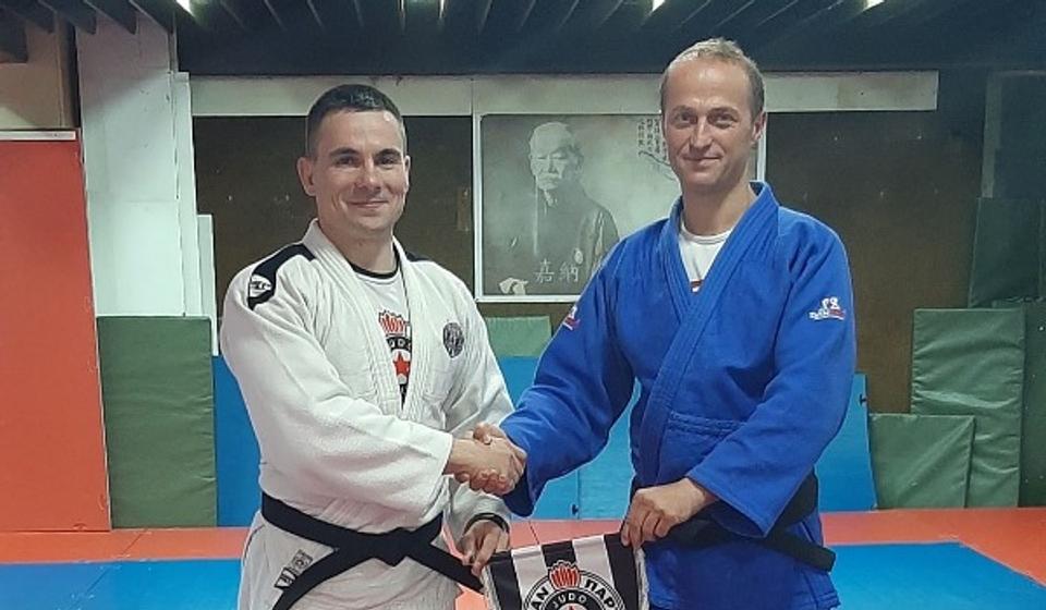 Stevan Stojanović i Milan Marković. Foto Džudo klub Vranje