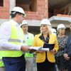 Zorana Mihajlović prilikom jednog od ranijih obilazaka gradilišta. Foto Vranje News