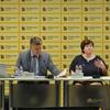 Detalj sa konferencije za medije. Foto Medija centar Beograd