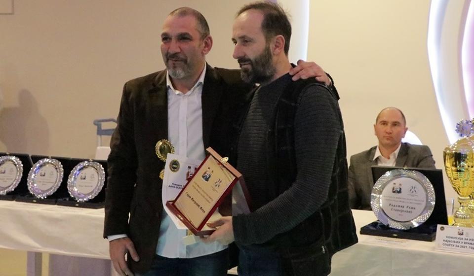 Najbolji stručnjak u oblasti sporta za 2021. godinu je fizioterapeut Goran Mitrović Moca. Foto Vranje News