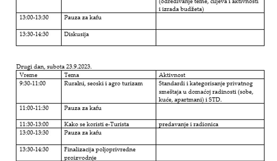 Foto printscreen agende