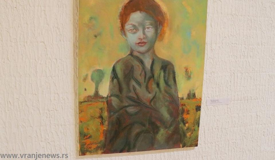 Rad Beginning (ulje na platnu, 80x60) Eve Meštrović takođe privukao pažnju žirija. Foto Vranje News