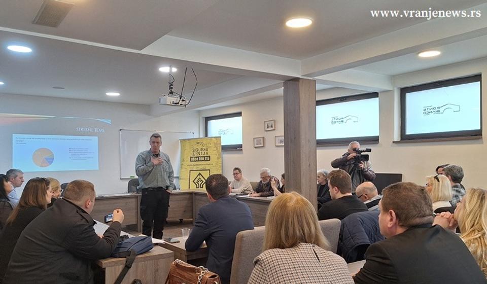 Branko Čečen na današnjem treningu. Foto Vranje News