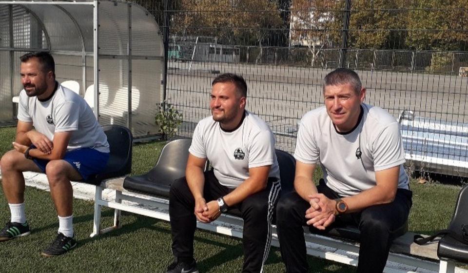 Joca Ristić (desno) sa najbližim saradnicima. Foto ŠF Prestiž