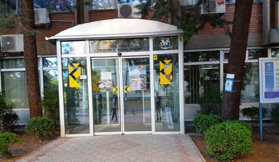 Uslužni centar Gradske uprave imaće dva POS terminala. Foto VranjeNews