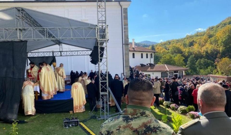 Detalj sa današnje manastirske slave u Prohoru Pčinjskom. Foto lična arhiva